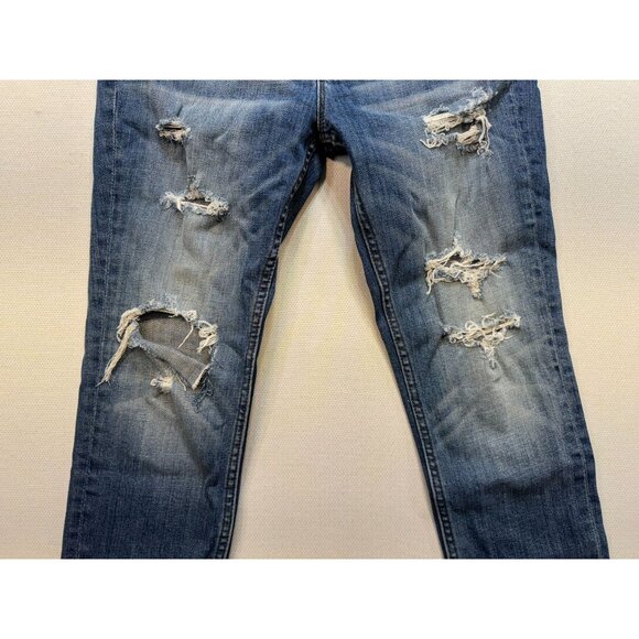 Vigoss The Chelsea Womens Skinny Distressed  Jeans Size 28x26 Blue Denim - Picture 6 of 11